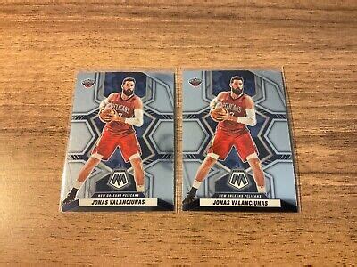 2021 22 Panini Mosaic Basketball Jonas Valanciunas 2 Card Lot 43 New