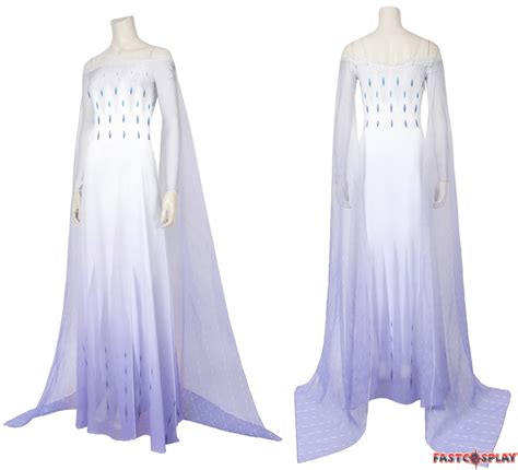 Frozen 2 Elsa Cosplay Dress White Dress