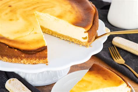 Käsekuchen Mit Keksboden Rezept Eatde