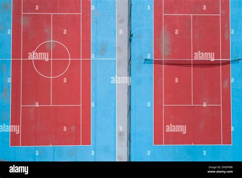 Aerial View Two Tennis Courts Hi Res Stock Photography And Images Alamy