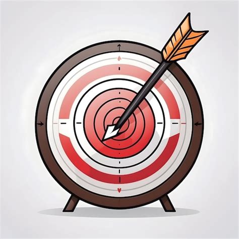 Premium Photo Bullseye Icon Target Goal Success Aim Direct Hit