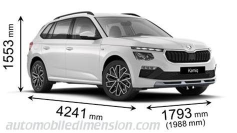 Dimension Skoda Kamiq Volume Coffre Et Similaires