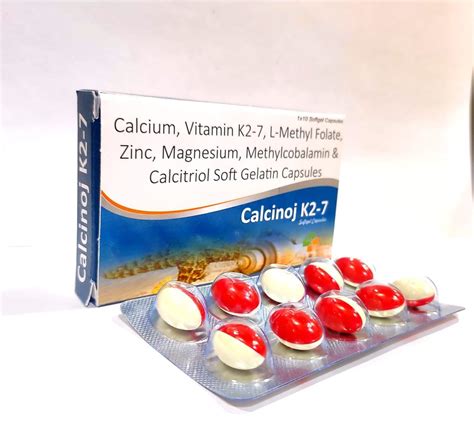 Calcium Citrate Malate Calcitriol Vitamin K2 7 Omega 3 Acid Methylcobalamin And Boron Softgel