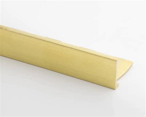 Vroma Formable Brass Natural Finish L Shape 2 5m Heavy Duty Brass Tile Trims Vroma