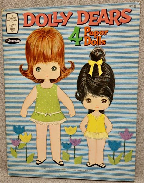 1967 Dolly Dears Paper Doll Book Whitman 1995 Rare Unused Original