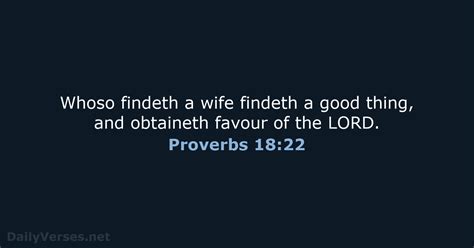 Proverbs 1822 Bible Verse Kjv