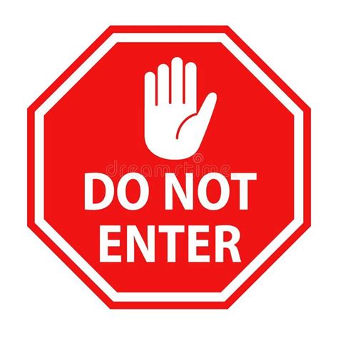Do Not Enter Sign Clip Art Free