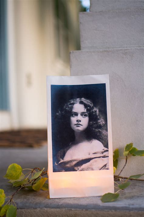 Paper Bag Portrait Luminaries The House That Lars Built