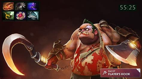 Dota 2 Position 3 Immortal Rank Pudge Gameplay Öğretici Pudge