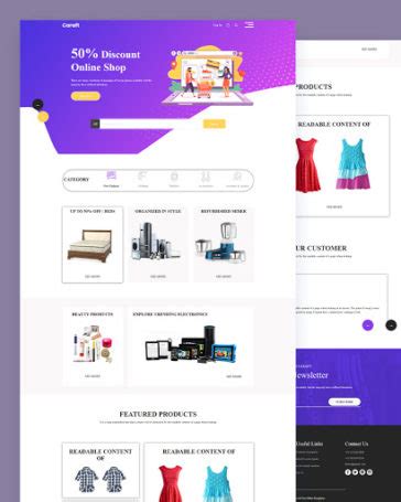 Free eCommerce Website Template