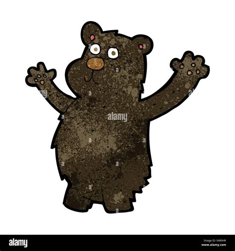Cartoon Funny Black Bear Stock Vector Image And Art Alamy