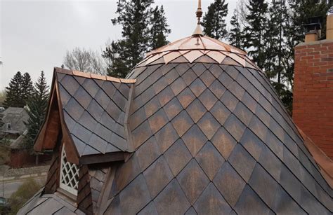 Custom Copper Roof Shingles In Calgary Ab Metalworks Canada