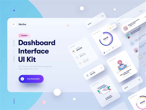 Free Dashboard Interface Ui Kit Sketch