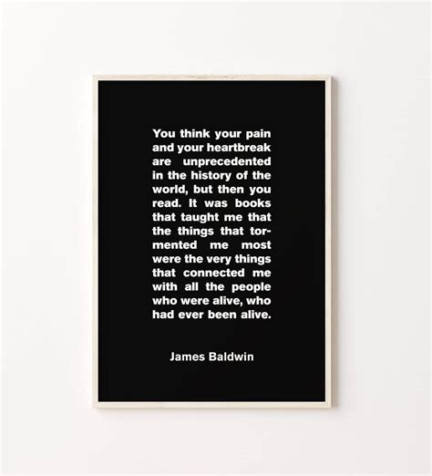 James Baldwin, James Baldwin Quote Poster, James Baldwin Quote Wall Art ...