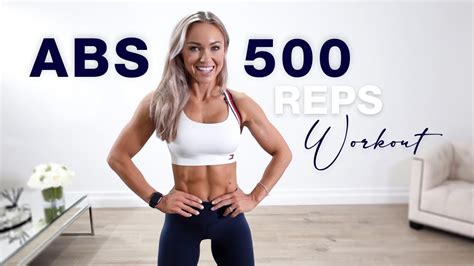 Rep Abs Workout At Home My Favourite Ab Exercises Youtube