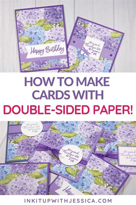 Quick Easy Cards With Double Sided Patterned Papers Simple Cards