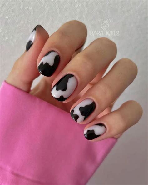 Cute Summer Nail Designs To Inspire You Cow Nails Gel Nails Manicure