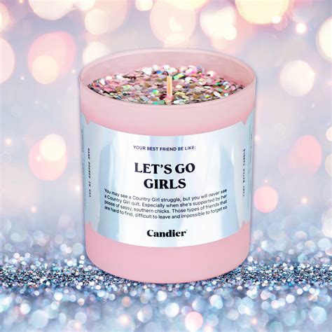 Lets Go Girls Candle Scented Candles For Girls