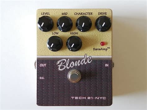 Tech 21 Blonde Overdrive Boost Preamp Blackface Silverface Reverb UK