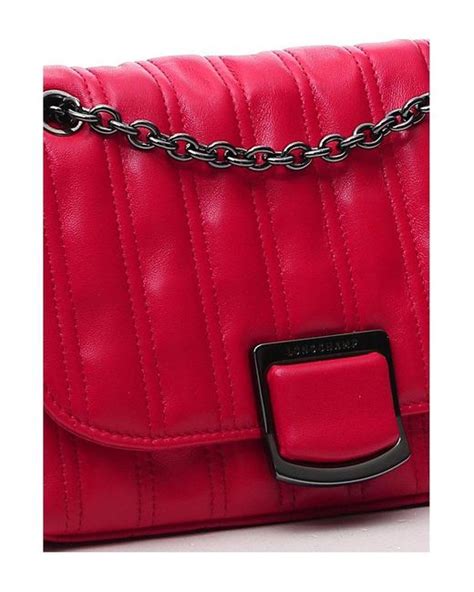 Longchamp Brioche Small Crossbody Bag In Red Lyst