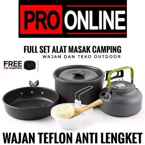 Jual Cooking Set Plus Teko Ds Nesting Person Camping Outdoor