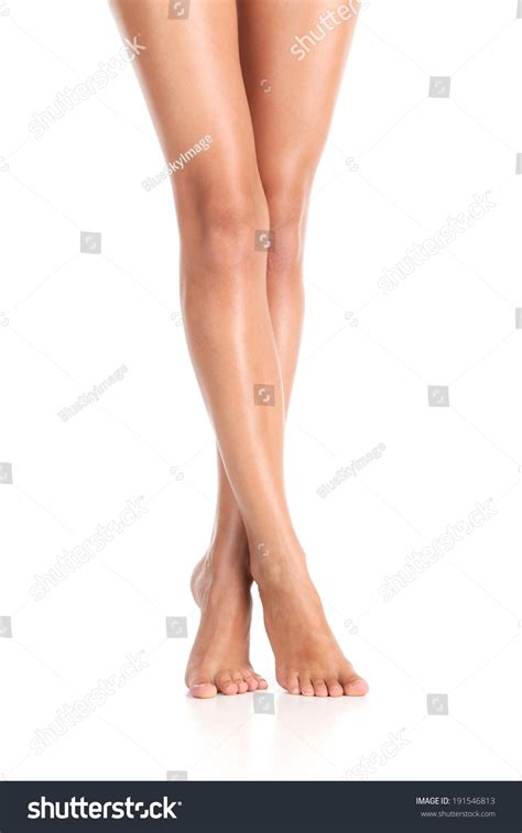Ideal Shape Beautiful Naked Female Legs Stock Photo Edit Now 191546813