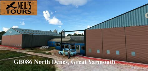 Gb086 North Denes Airfield Great Yarmouth Uk For Microsoft Flight