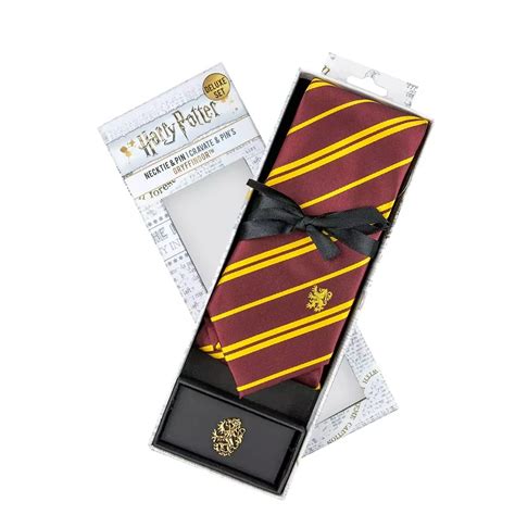 Set Corbata Gryffindor Deluxe Harry Potter Cine Replicas