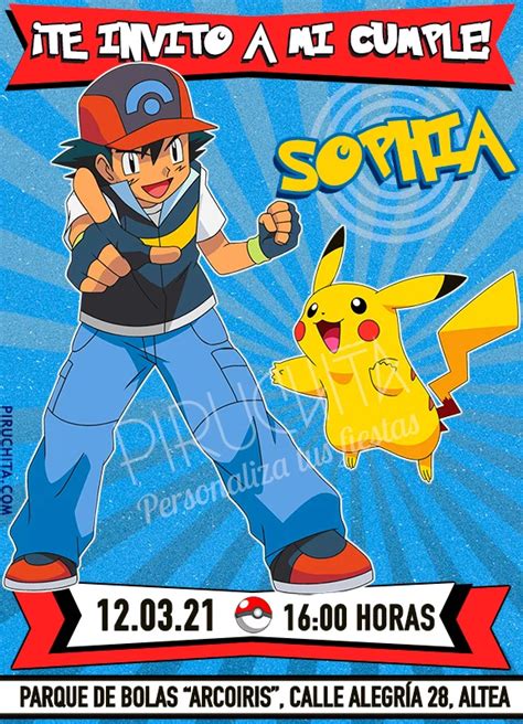 Total Images Tarjetas De Cumplea Os De Pokemon Para Editar