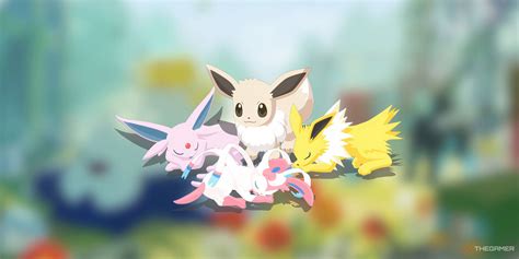 Espeon And Umbreon Sleeping Cute Pokemon Pokemon Eevee