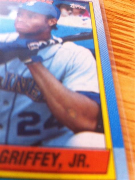 1990 Topps Baseball Ken Griffey Jr All Star Rookie 336 Mariners Error