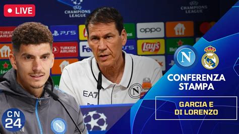 Garcia E Di Lorenzo In Conferenza Stampa Napoli Vs Real Madrid