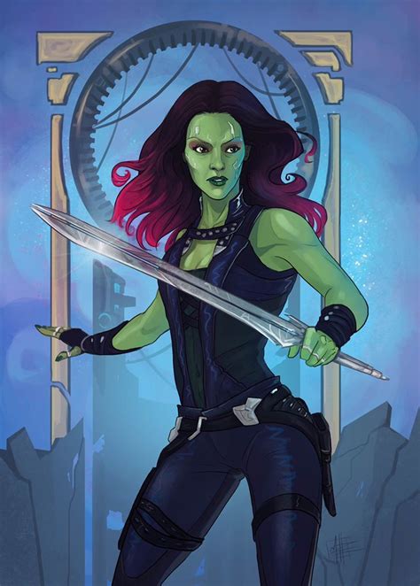 Pin By B R Y A N H On Art Gamora Marvel Marvel Heroes Marvel Art