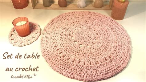 Tuto D Co Crochet Comment Faire Un Set De Table Au Crochet Youtube