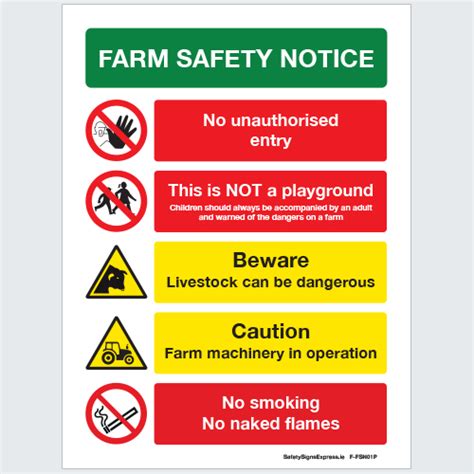 Farm Safety / F-FSN01P - Safety Signs Express