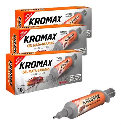 Veneno Mata Baratas Caseiras Em Gel Isca Kromax G Kit C Mercadolivre