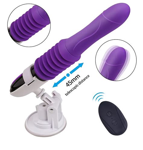 Wireless Remote Control Automatic Telescopic Pumping Sex Machine Dildo