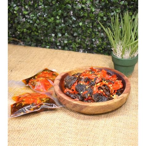 Jual Dendeng Balado Pecah Potongan Kecil 65 Gr Shopee Indonesia