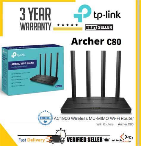 TP Link Archer C80 AC1900 Wireless MU MIMO Wi Fi Router Lazada