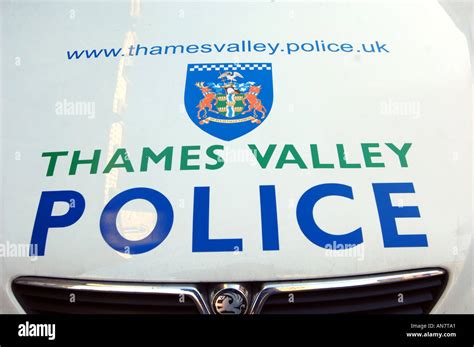 Thames Valley police car Stock Photo - Alamy