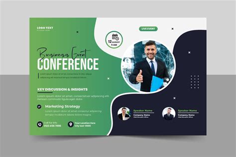 Creative Conference Event Flyer Template Graphic By Pod Design · Creative Fabrica