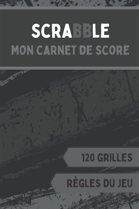 Buy Scrabble Mon Carnet De Score Journal De Bord Pour Noter Ses