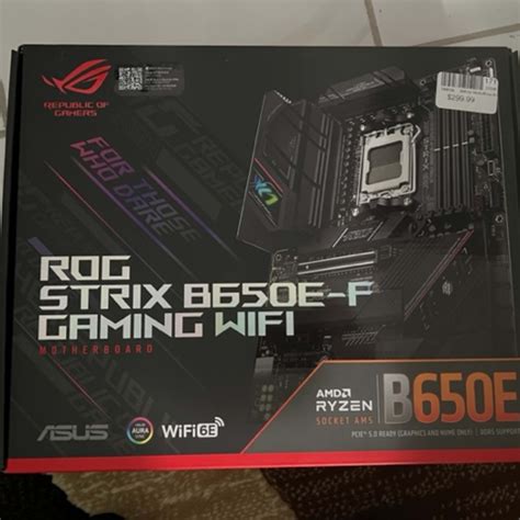 ASUS B650E F ROG STRIX GAMING WIFI AMD AM5 ATX Motherboard Jawa