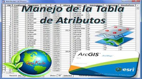 Arcgis Cap Manejo Tabla De Atributos Lec Entorno Tabla De