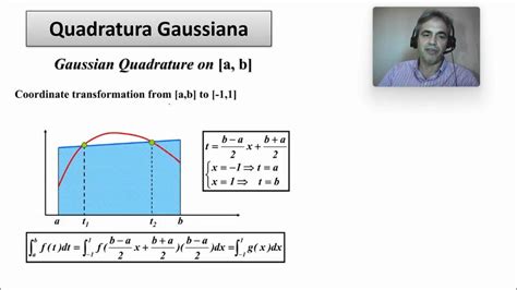 Integração Numérica Quadratura Gaussiana Com Fórmula Para Intervalo