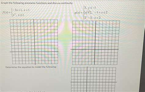 Answered Graph The Following Piecewise Functions Bartleby