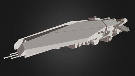 Halberd Class Destroyer Small Grid 3d Model By Mrevan312 70cc730