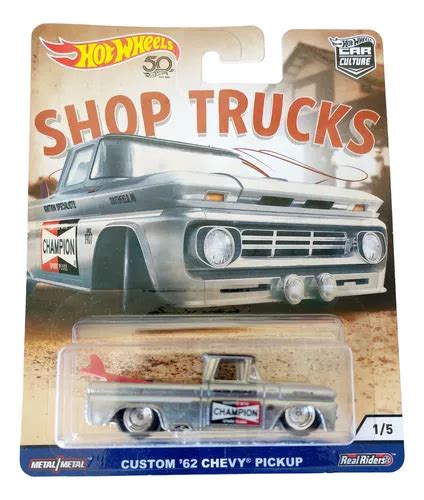 Hot Wheels Premium Custom Chevy Pickup Gris Env O Gratis