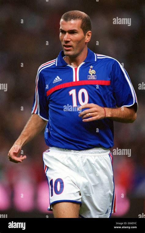 Soccer Friendly France V Algeria Zinedine Zidane France Stock