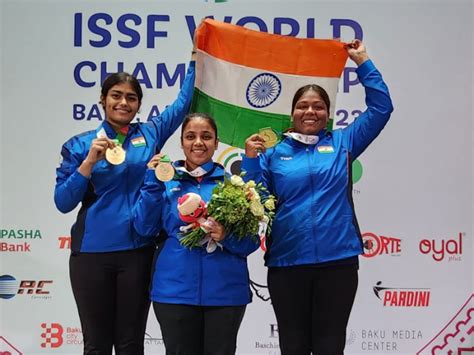 Indias Sixth Gold In Shootingbaku Issf World Championship शूटिंगबाकू Issf वर्ल्ड